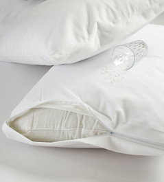 L'essentiel linge de maison Protectores de almohada impermeables de algodón, 2 unidades
